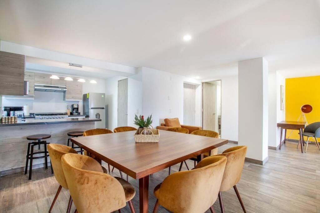 墨西哥城Corazon De Condesa 3 Departamentos - 200Mbps Wifi, Roof, Gym公寓式酒店 外观 照片