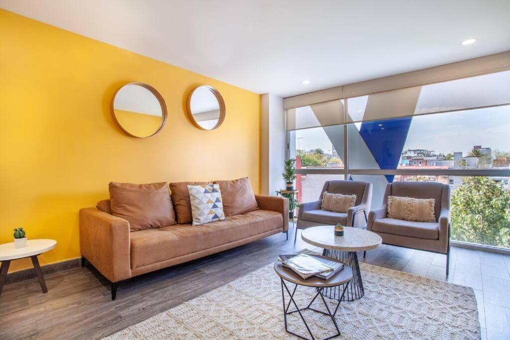 墨西哥城Corazon De Condesa 3 Departamentos - 200Mbps Wifi, Roof, Gym公寓式酒店 外观 照片