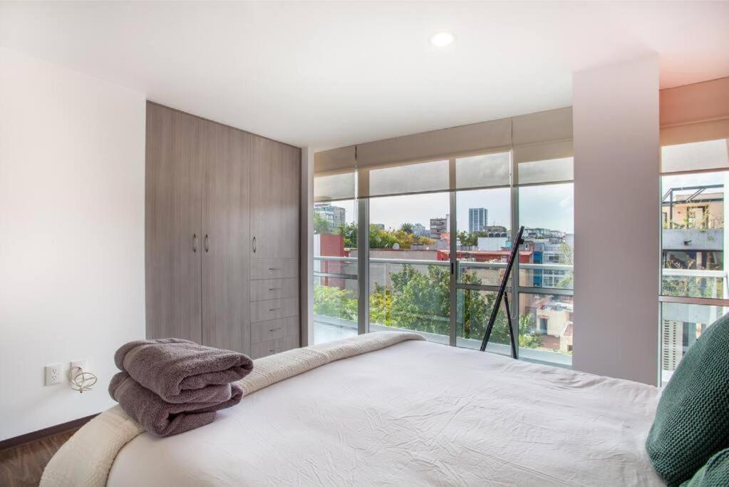 墨西哥城Corazon De Condesa 3 Departamentos - 200Mbps Wifi, Roof, Gym公寓式酒店 外观 照片