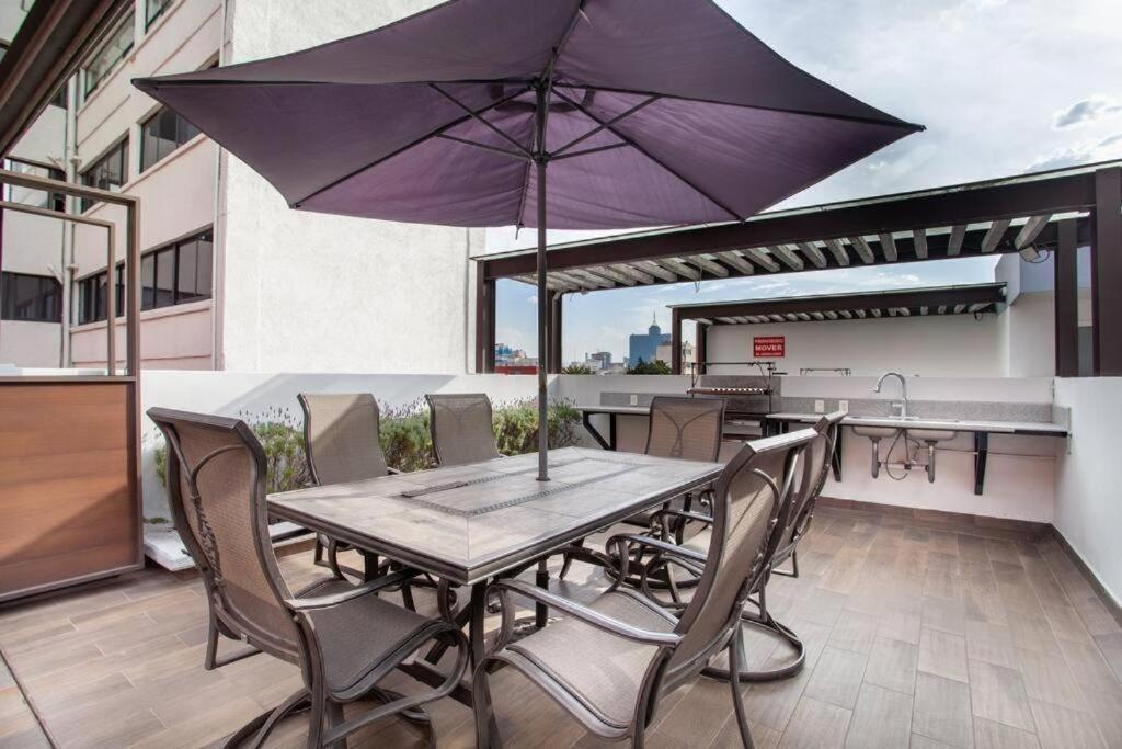 墨西哥城Corazon De Condesa 3 Departamentos - 200Mbps Wifi, Roof, Gym公寓式酒店 外观 照片