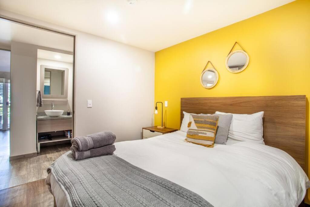 墨西哥城Corazon De Condesa 3 Departamentos - 200Mbps Wifi, Roof, Gym公寓式酒店 外观 照片