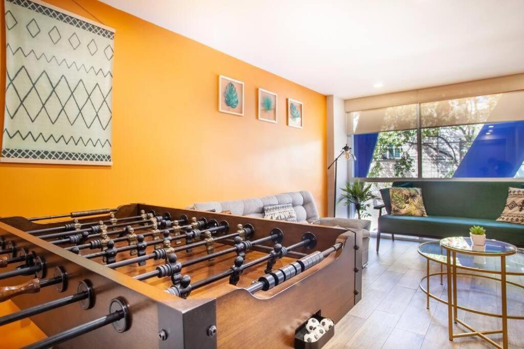 墨西哥城Corazon De Condesa 3 Departamentos - 200Mbps Wifi, Roof, Gym公寓式酒店 外观 照片