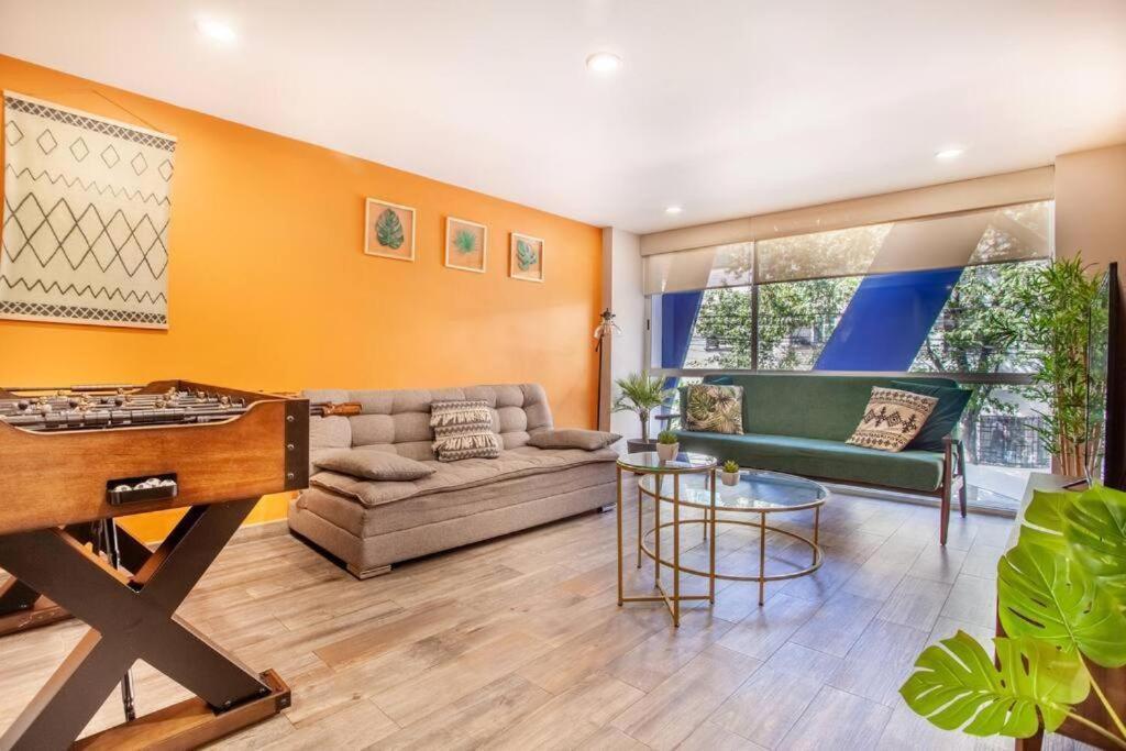 墨西哥城Corazon De Condesa 3 Departamentos - 200Mbps Wifi, Roof, Gym公寓式酒店 外观 照片