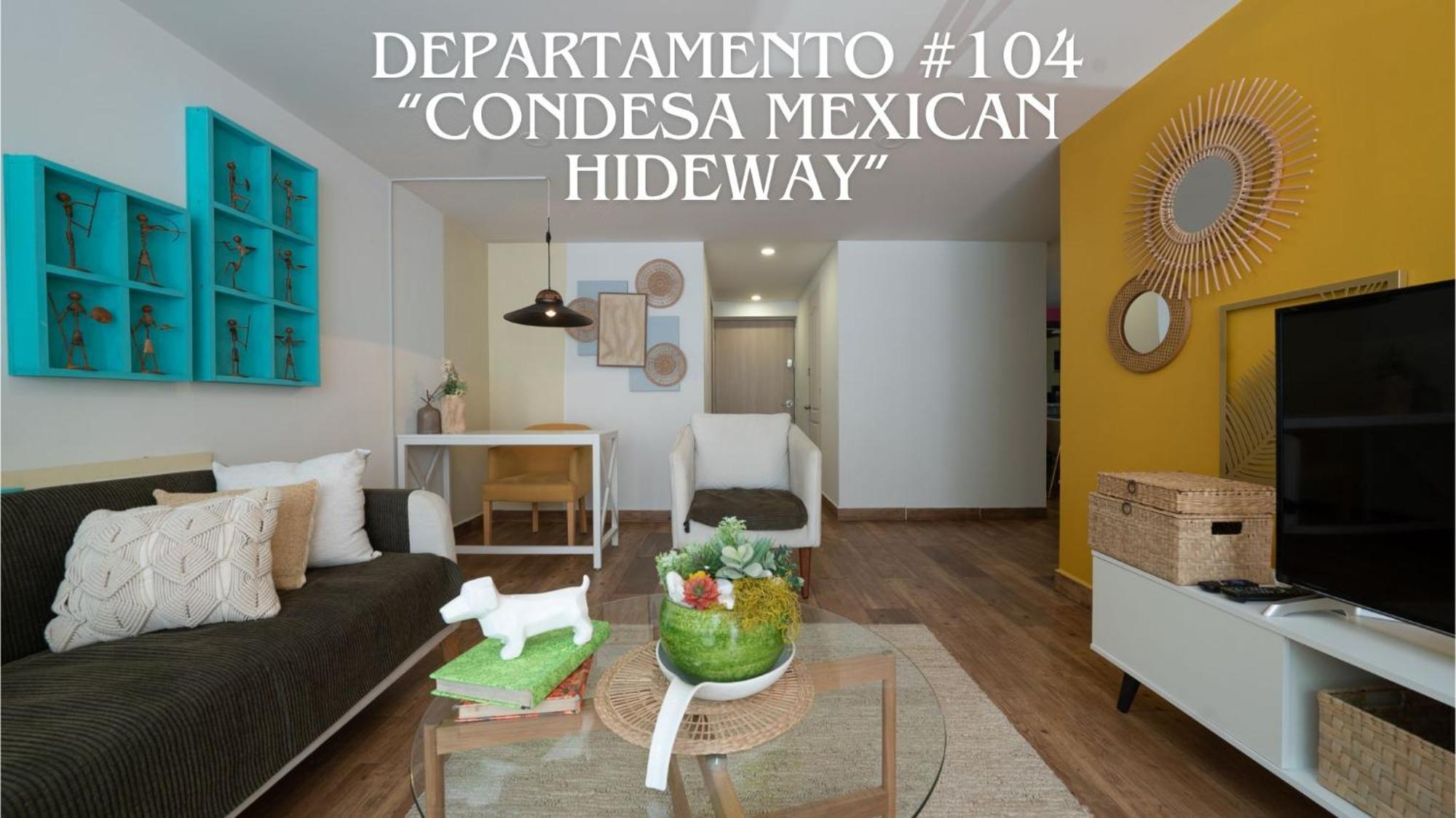 墨西哥城Corazon De Condesa 3 Departamentos - 200Mbps Wifi, Roof, Gym公寓式酒店 外观 照片