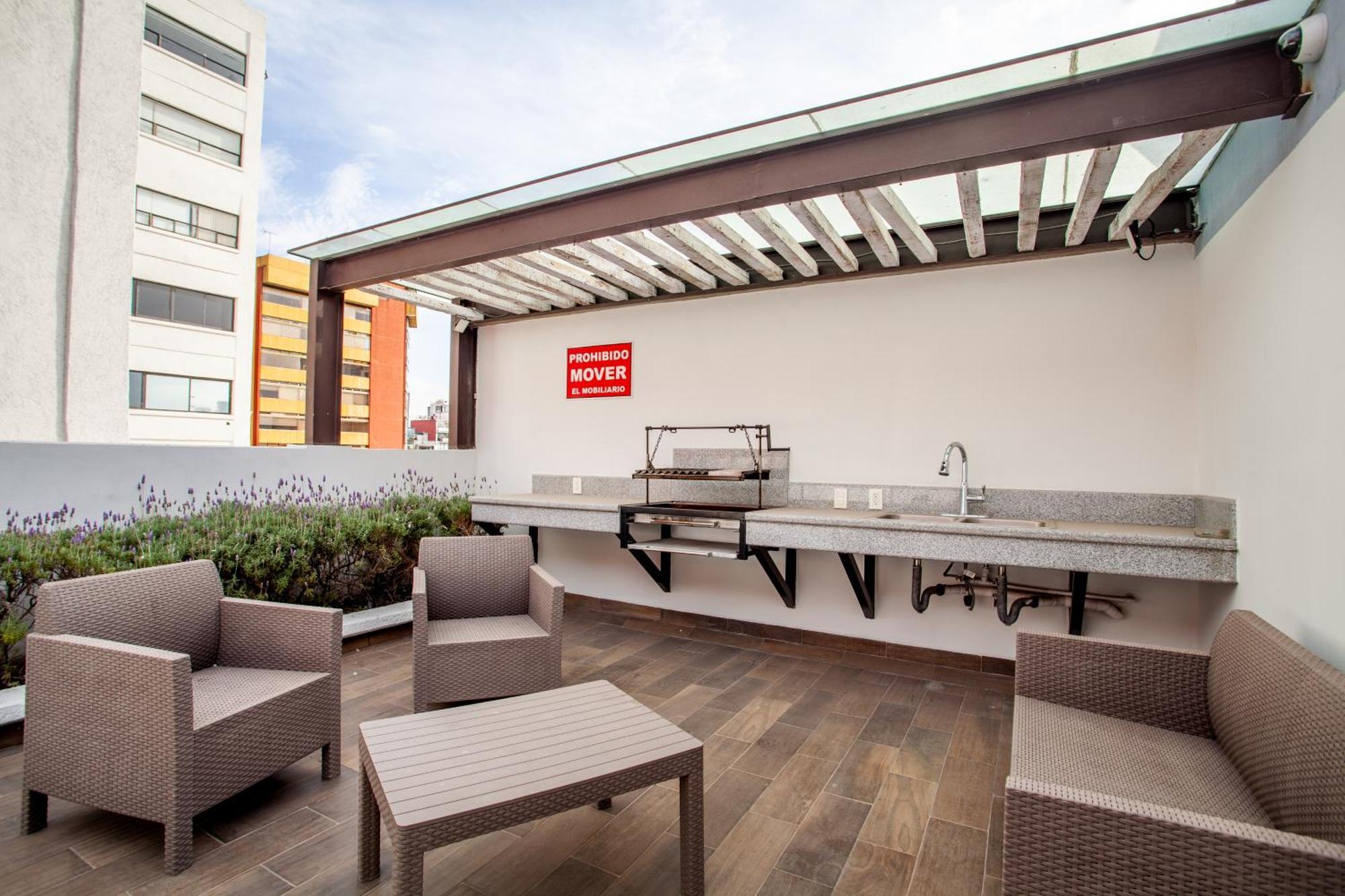 墨西哥城Corazon De Condesa 3 Departamentos - 200Mbps Wifi, Roof, Gym公寓式酒店 外观 照片